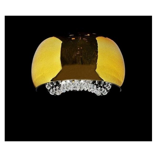 Applique lampada da parete muro salone camera ufficio casa arredo ... Applique da muro color oro